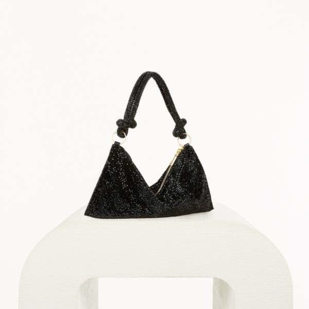 gently used cult gaia rhinestone nano shoulder bag